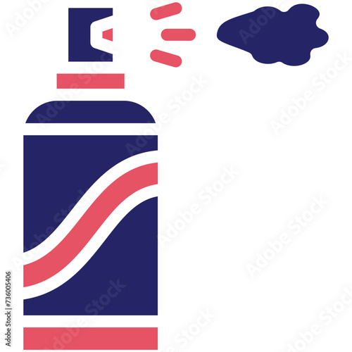 Aerosol vector icon illustration of Pollution iconset.
