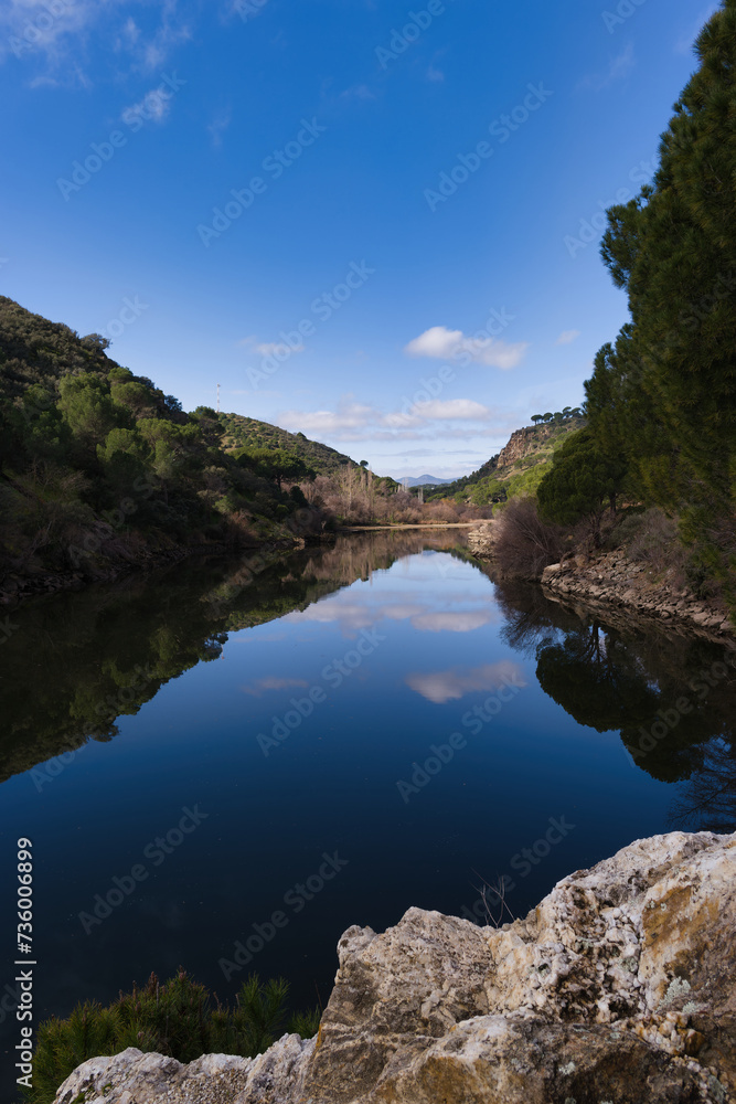 landscape, river, mountains, view, plants, nature, huspania, spr landscape, river, mountains, view, plants, nature, huspania, spr