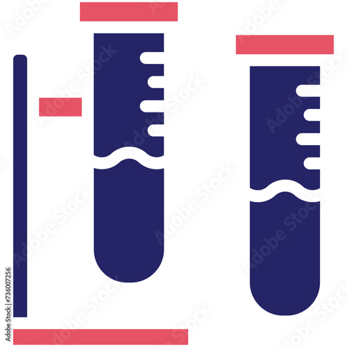 Blood Samples vector icon illustration of Health Checkup iconset.