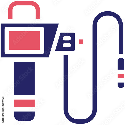 Colonoscopy vector icon illustration of Health Checkup iconset.