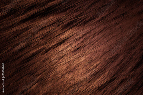close-up chestnut female hair texture © Sondem
