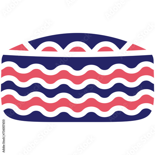Skullcap vector icon illustration of Ramadan iconset.
