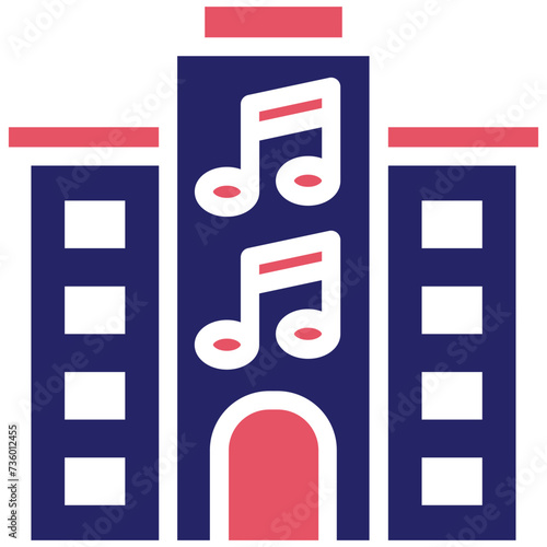 Club vector icon illustration of Shops and Stores iconset.