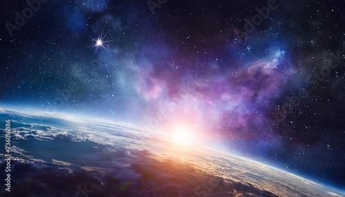 outer space background photo