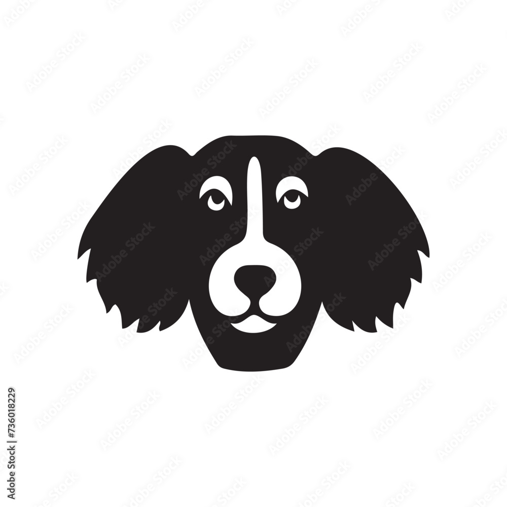 Dog Icon Vector Isolated on White Background Dog Icon Vector Isolated on White Background