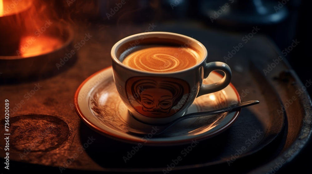 Coffee Cup on Saucer Coffee Cup on Saucer