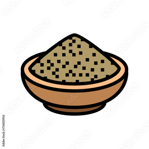 garam masala indian cuisine color icon vector. garam masala indian cuisine sign. isolated symbol illustration