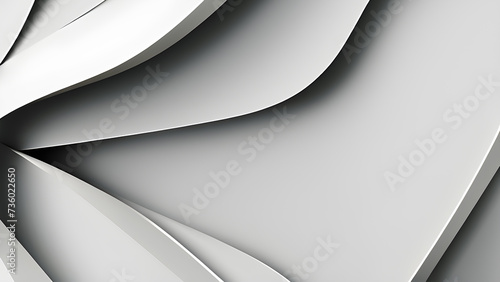 abstract Background with white waves, abstract art in this captivating collection. With a focus on white backgrounds and intricate wave patterns, designs offer a blend of simplicity and sophistication