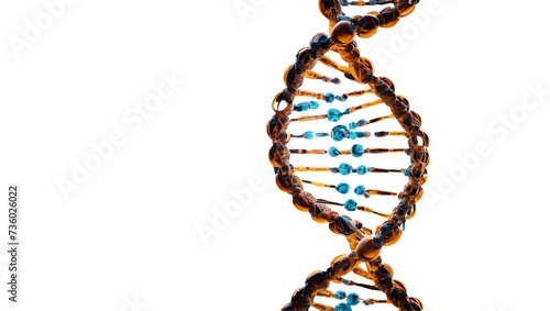 DNA double helix intertwined with digital AI elements symbolizing the future of personalized medicine, AI-powered genetic research unlocking new possibilities for personalized .
