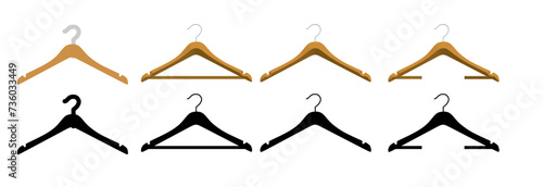 Hanger icon isolated on white background