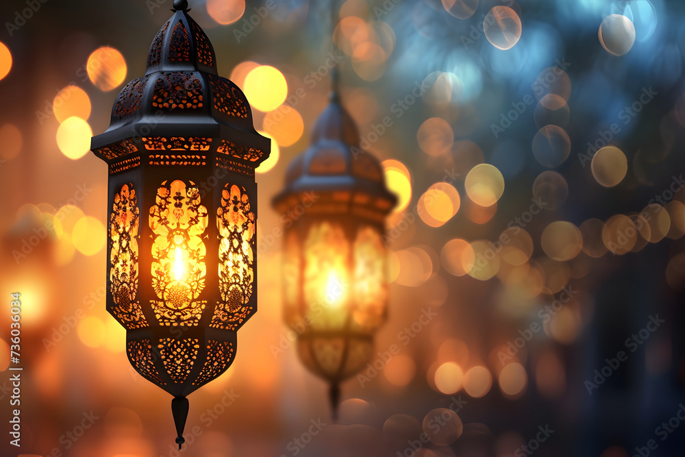 fanous Ramadan lanterns at night fanous Ramadan lanterns at night