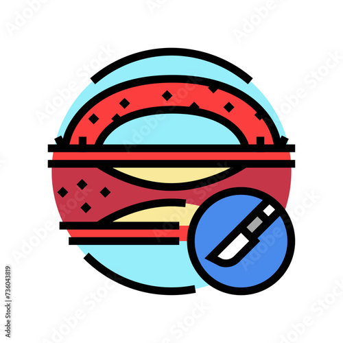 bypass surgery doctor color icon vector. bypass surgery doctor sign. isolated symbol illustration
