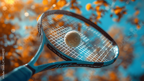 Tennis ball in play. © Janis Smits