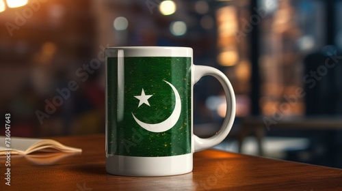 Three Coffee Mugs on a Wooden Table