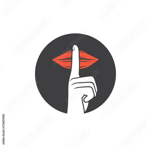 illustration of taboo, taboo icon, vector art.