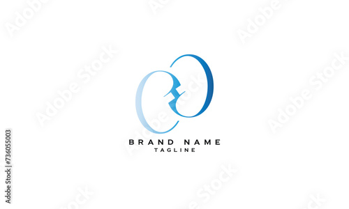 NH  HN  Abstract initial monogram letter alphabet logo design