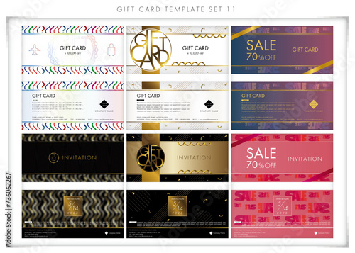 ギフトカードセット１１　gift card　金券　優待券　割引券