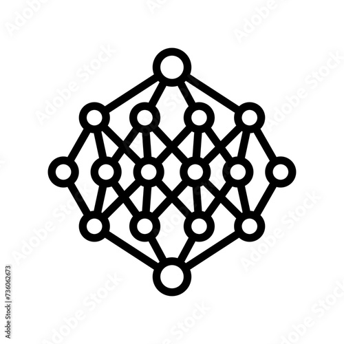 apriori algorithm line icon vector. apriori algorithm sign. isolated contour symbol black illustration