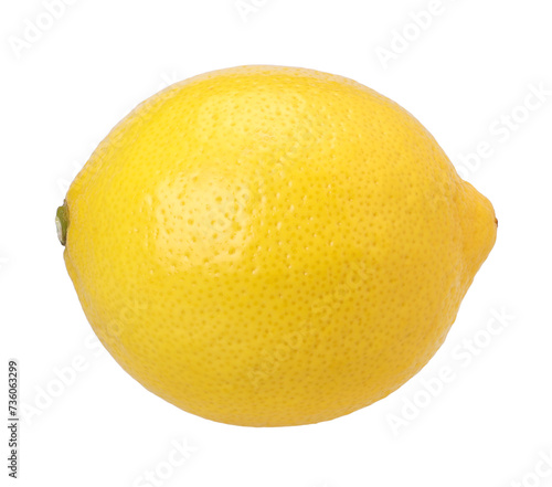 ripe lemon fruit isolated, transparent PNG, PNG format, cut out, single