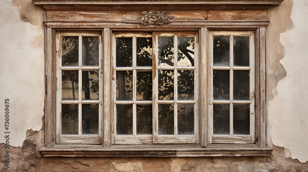 Obraz premium 18th century window at front