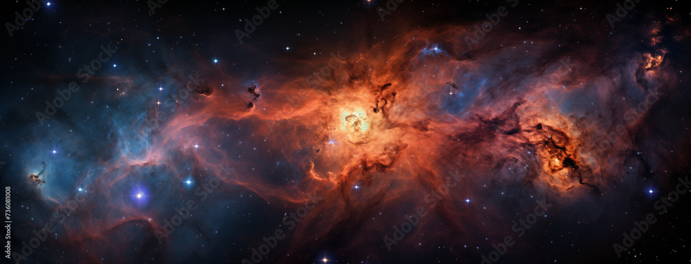 Nebulous Clouds and Star Formation Region