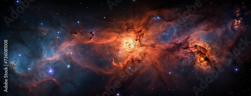 Nebulous Clouds and Star Formation Region © heroimage.io