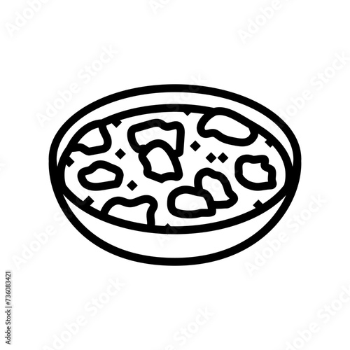 vindaloo curry indian cuisine line icon vector. vindaloo curry indian cuisine sign. isolated contour symbol black illustration