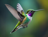kolibri mit lila Hals