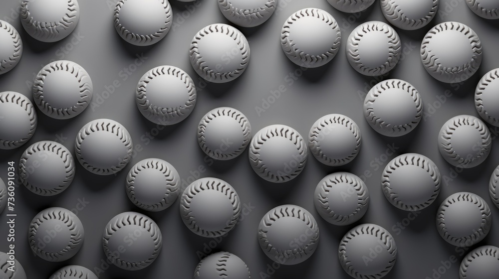 Background with baseball in Gray color Background with baseball in Gray color