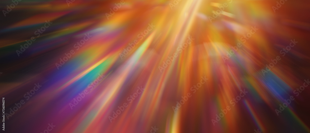 Blurred rays of light Blurred rays of light
