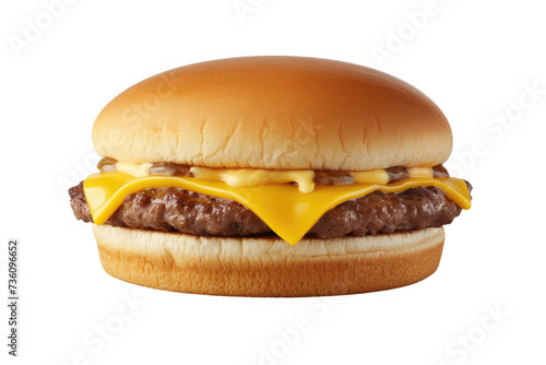 cheeseburger isolated on transparent