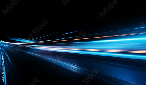 light streaks background, motion blur speed effect.