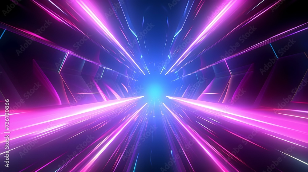 Abstract futuristic background portal tunnel Abstract futuristic background portal tunnel