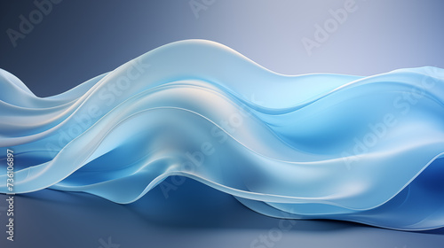 sleek abstract dynamic wave