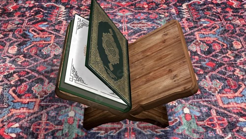 4K 3D holy quran