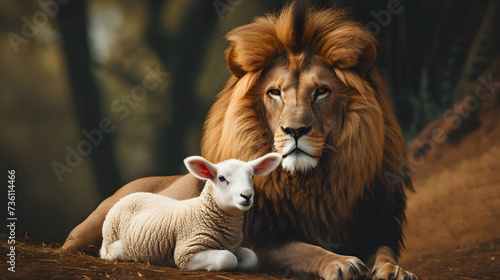 Lion and Lamb Lying Together