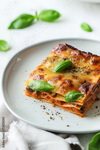 Different types of Italian pasta served with sauce