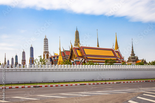 Bangkok Temple Wat Phra Kaew is in the Royal Palace of Thailand. It is a popular place and destination for tourists around the world.