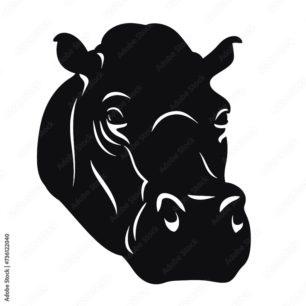 hippo silhouette