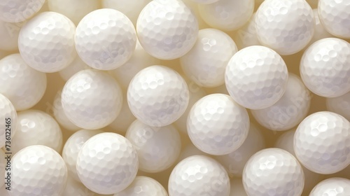 Background with golf balls in Pearl color.