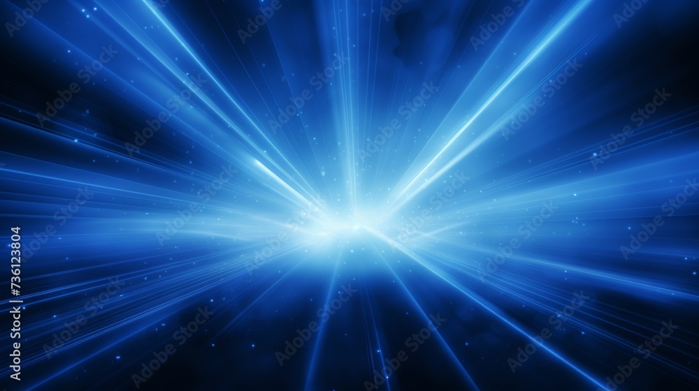 Abstract blue light rays background Abstract blue light rays background