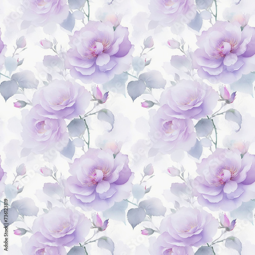 pattern with pink flowers