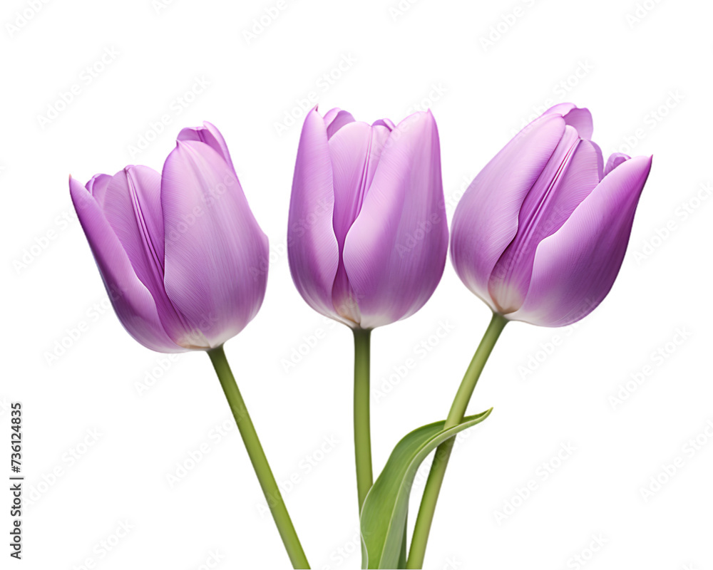 Bouquet of tulips on transparent background Bouquet of tulips on transparent background