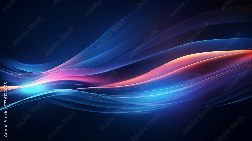 Modern abstract high speed movement. Dynamic motion light trails on dark blue background. Futuristic, technology pattern for banner or poster design background concept. Vector EPS10. Modern abstract high speed movement. Dynamic motion light trails on dark blue background. Futuristic, technology pattern for banner or poster design background concept. Vector EPS10.