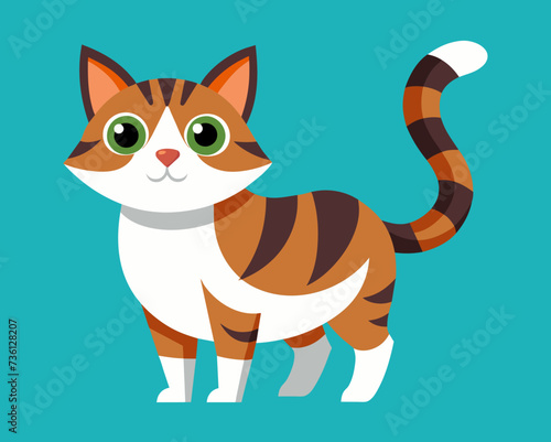 cat feline kitty kitten pussycat cartoon pretty cute vector illustration perfect beautiful amazing tabby tomcat