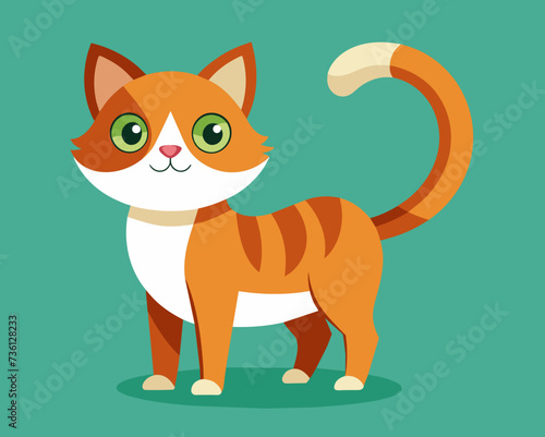 cat feline kitty kitten pussycat cartoon pretty cute vector illustration perfect beautiful amazing tabby tomcat