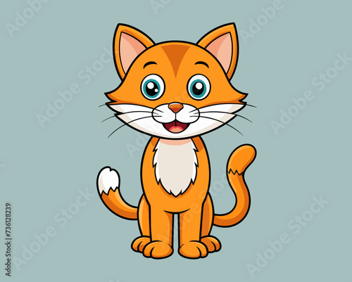 cat feline kitty kitten pussycat cartoon pretty cute vector illustration perfect beautiful amazing tabby tomcat