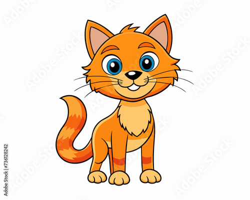 cat feline kitty kitten pussycat cartoon pretty cute vector illustration perfect beautiful amazing tabby tomcat