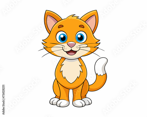 cat feline kitty kitten pussycat cartoon pretty cute vector illustration perfect beautiful amazing tabby tomcat