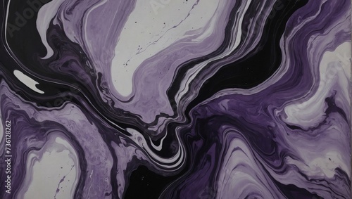 Lilac abstract black marble background art paint pattern ink texture watercolor antique nickel fluid wall.